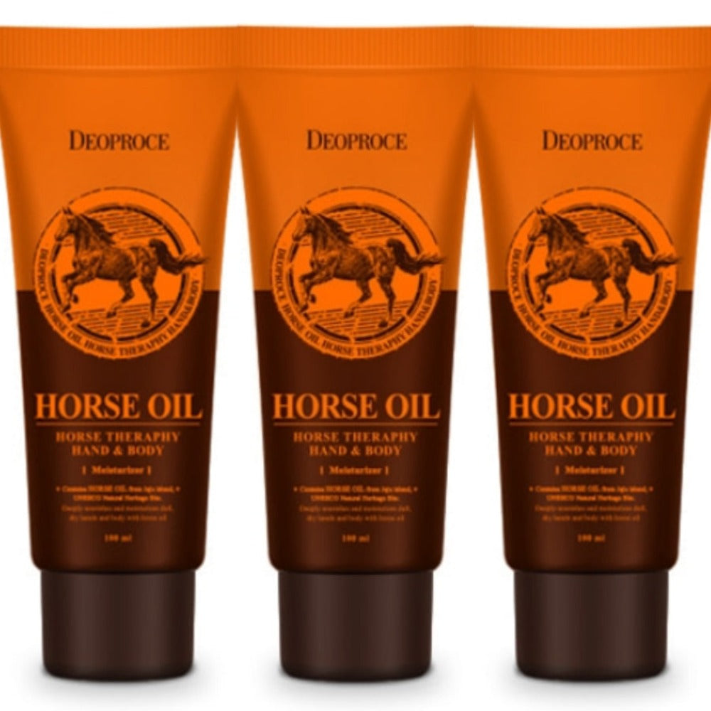 Deoproce Horse Therapy Hand & Body 100g*3Pcs