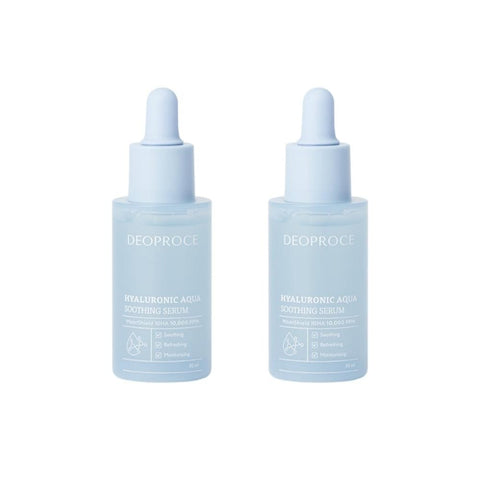 Deoproce Hyaluronic Aqua Soothing Serum 30ml*2Pcs