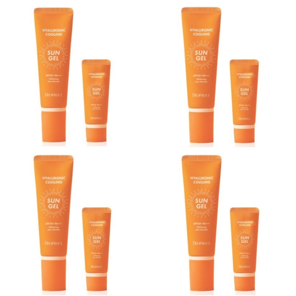 Deoproce Hyaluronic Cooling Sun Gel Special Edition SPF50+ PA+++ 50ml + 20ml X 4Pcs