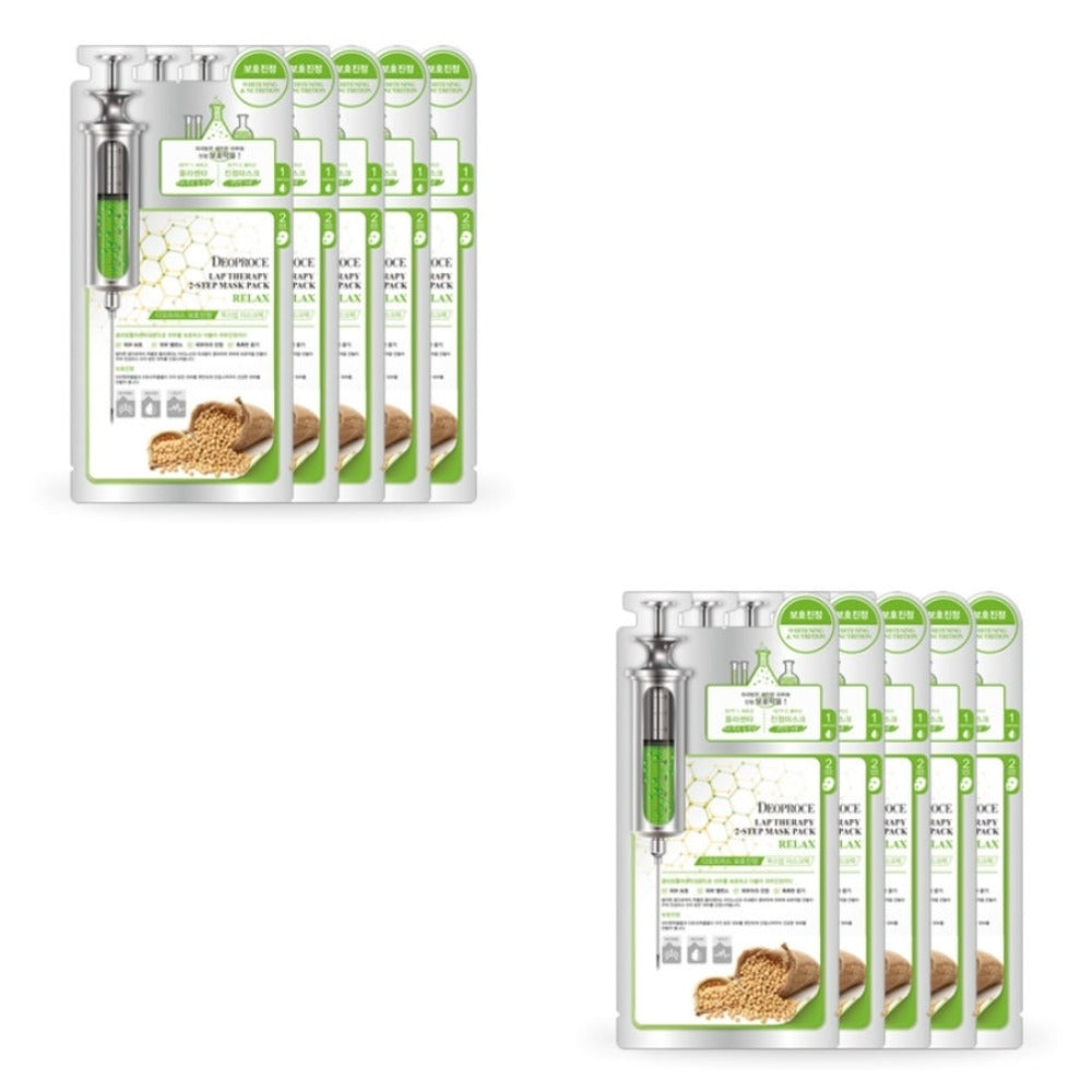 Deoproce Lab Therapy 2 Step Mask Pack Placenta Soothing 25ml*10ea