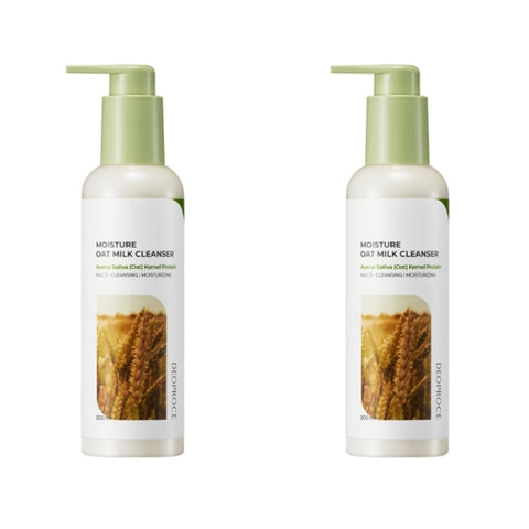 Deoproce Moisture Oat Milk Cleanser 200ml*2Pcs