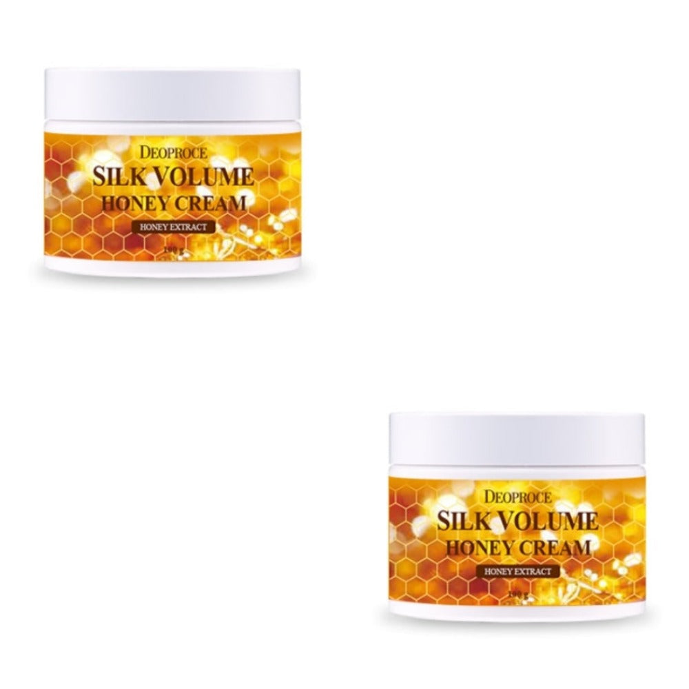 Deoproce Moisture Silk Volume Honey Cream 100g*2Pcs
