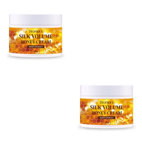 Deoproce Moisture Silk Volume Honey Cream 100g*2Pcs
