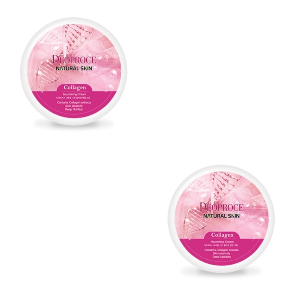Deoproce Natural Skin Collagen Nourishing Cream 100g*2Pcs