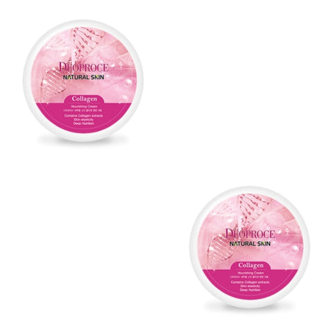 Deoproce Natural Skin Collagen Nourishing Cream 100g*2Pcs