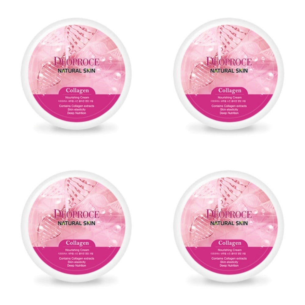 Deoproce Natural Skin Collagen Nourishing Cream 100g*4Pcs
