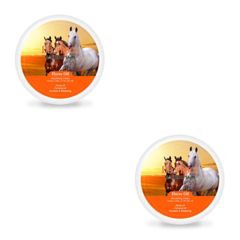 Deoproce Natural Skin Horse Oil Nourishing Cream 100g*2Pcs