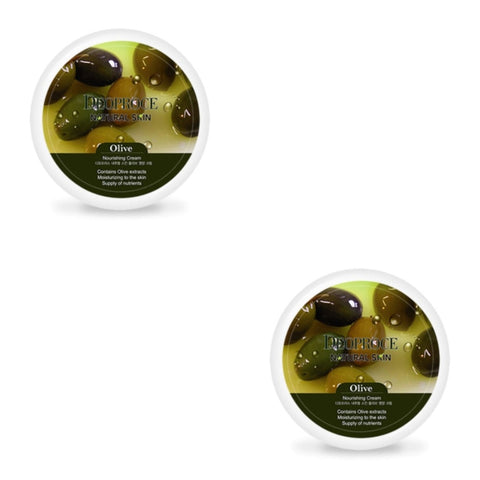 Deoproce Natural Skin Olive Nourishing Cream 100g*2Pcs