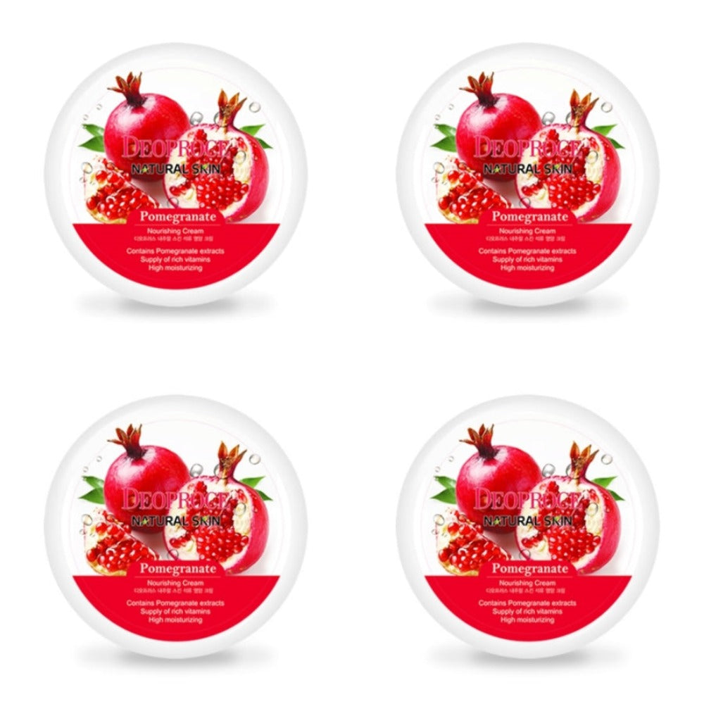 Deoproce Natural Skin Pomegranate Nourishing Cream 100g*4Pcs