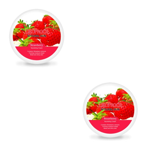 Deoproce Natural Skin Strawberry Nourishing Cream 100g*2Pcs