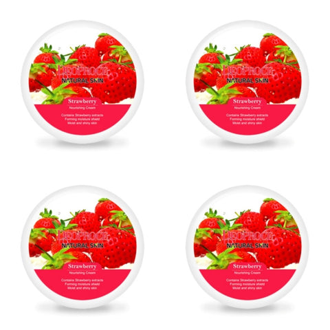 Deoproce Natural Skin Strawberry Nourishing Cream 100g*4Pcs