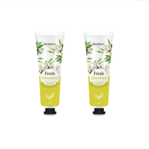 Deoproce Perfumed Hand Cream Fresh Green Tea 50g*2Pcs