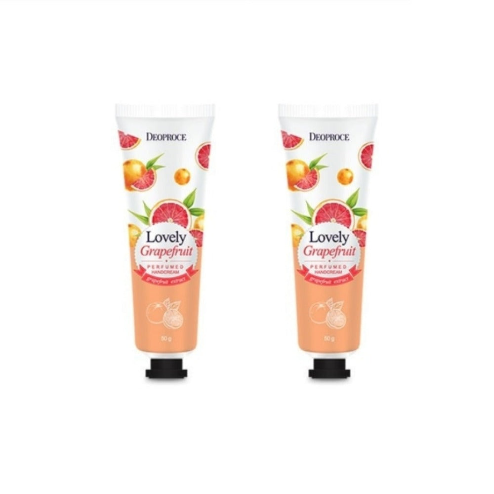 Deoproce Perfumed Hand Cream Lovely Grapefruit 50g*2Pcs