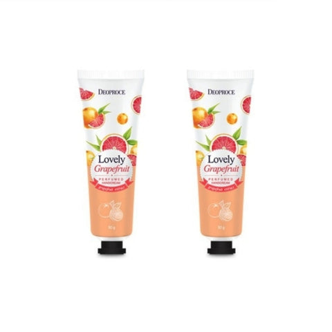 Deoproce Perfumed Hand Cream Lovely Grapefruit 50g*2Pcs