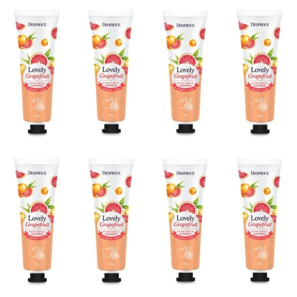 Deoproce Perfumed Hand Cream Lovely Grapefruit 50g*8Pcs