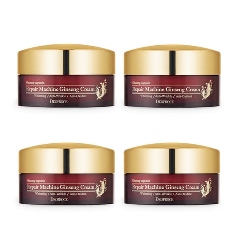 Deoproce Repair Machine Ginseng Cream 100g*4Pcs