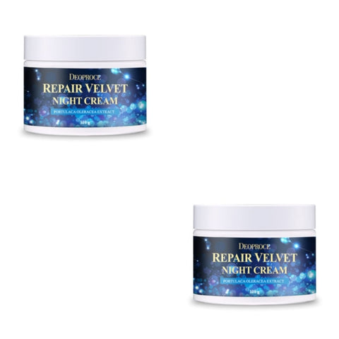 Deoproce Repair Velvet Night Cream 100g*2Pcs
