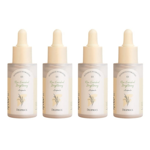 Deoproce Rice Enriched Brightening Ampoule 30ml*4Pcs