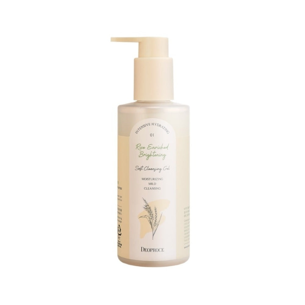 Deoproce Rice Enriched Brightening Soft Cleansing Gel 200ml – LIPTAIL