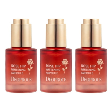Deoproce Rose Hip Whitening Ampoule 28ml*3Pcs