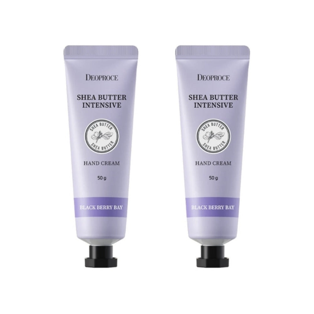 Deoproce Shea Butter Intensive Hand Cream Black Berry Bay 50g*2Pcs