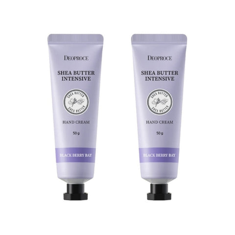 Deoproce Shea Butter Intensive Hand Cream Black Berry Bay 50g*2Pcs