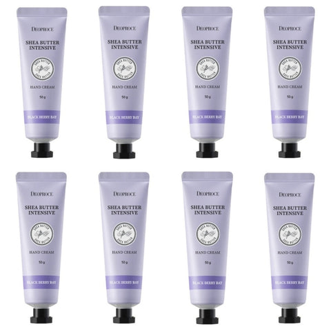Deoproce Shea Butter Intensive Hand Cream Black Berry Bay 50g*8Pcs