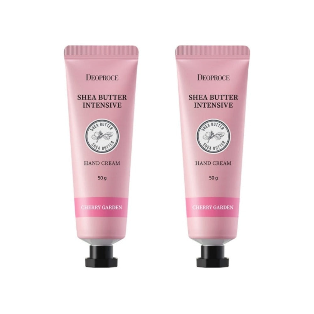 Deoproce Shea Butter Intensive Hand Cream Cherry Garden 50g*2Pcs