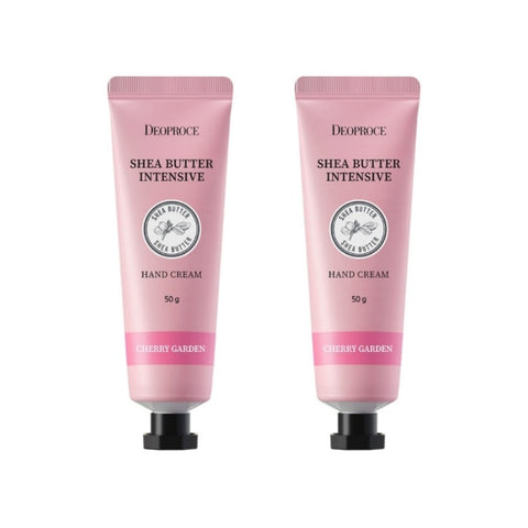Deoproce Shea Butter Intensive Hand Cream Cherry Garden 50g*2Pcs