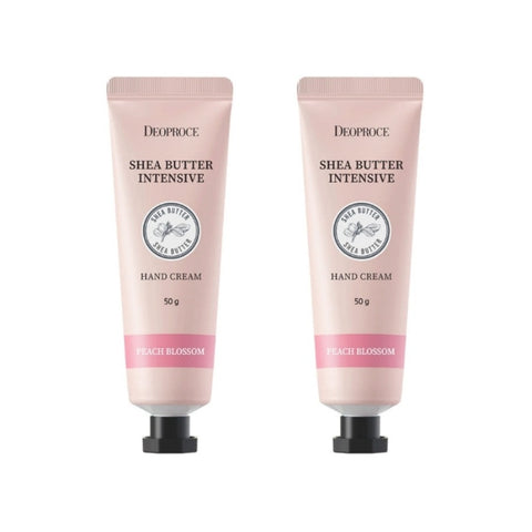 Deoproce Shea Butter Intensive Hand Cream Peach Blossom 50g*2Pcs