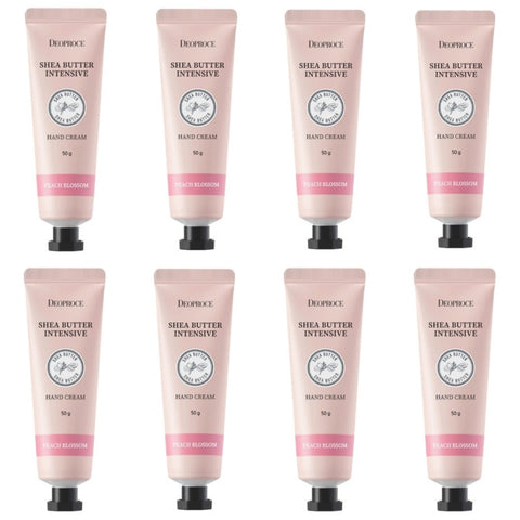 Deoproce Shea Butter Intensive Hand Cream Peach Blossom 50g*8Pcs