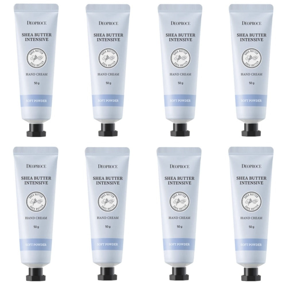 Deoproce Shea Butter Intensive Hand Cream Soft Powder 50g*8Pcs