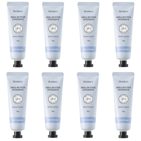 Deoproce Shea Butter Intensive Hand Cream Soft Powder 50g*8Pcs