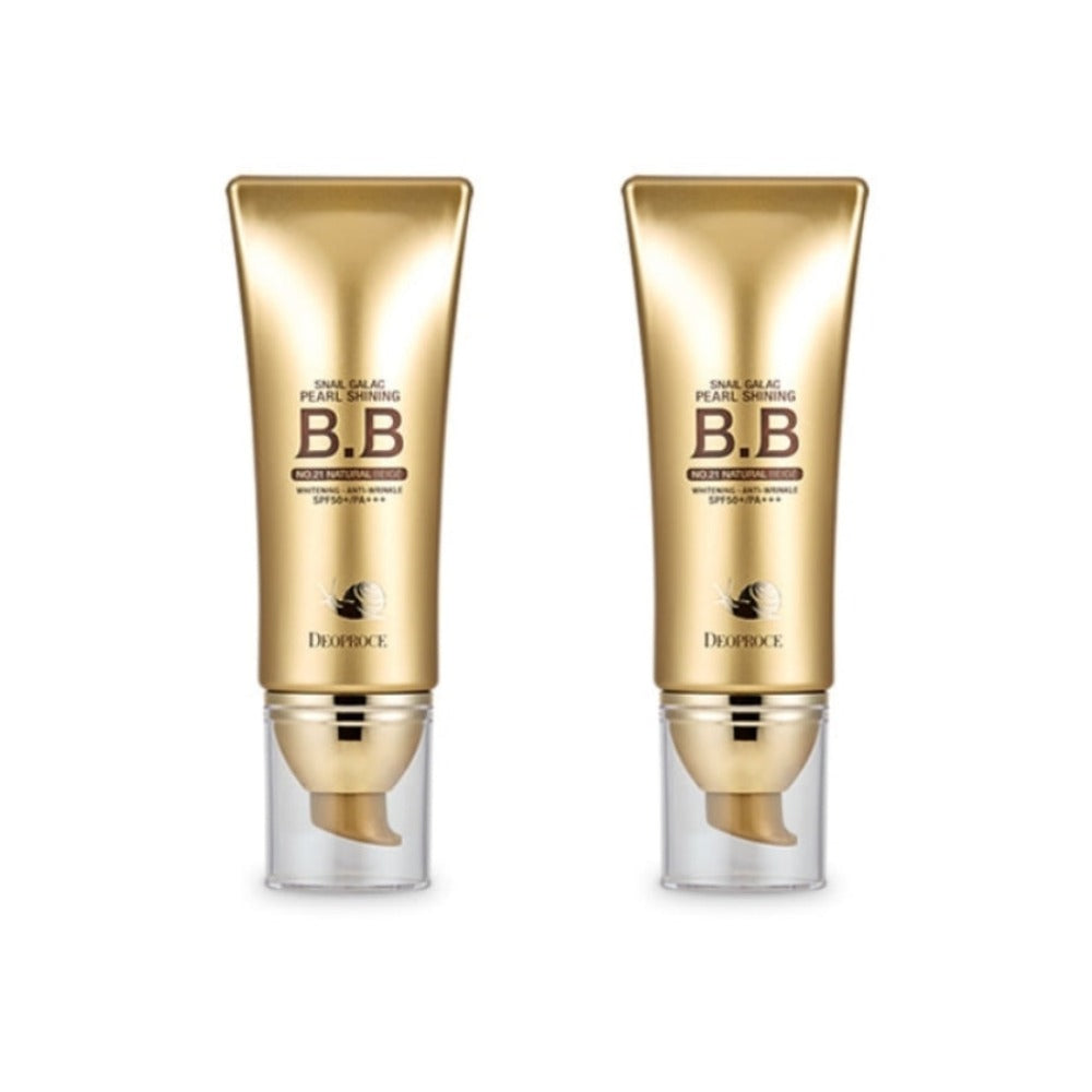 Deoproce Snail Galac-Tox Pearl Shining BB No.23 SPF50+ PA+++ 40g*2Pcs