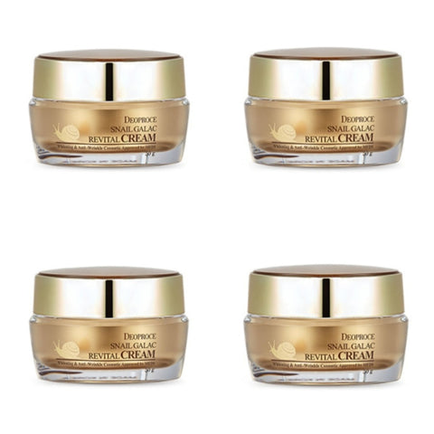 Deoproce Snail Galac Revital Cream 50g*4Pcs