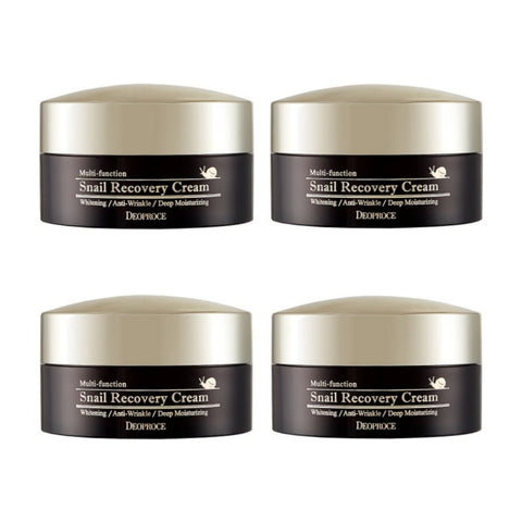 Deoproce Snail Recovery Cream 100g*4Pcs