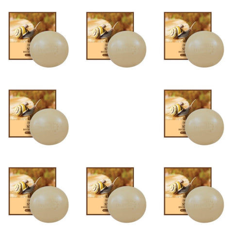 Deoproce Snail Recovery Soap 100g*8Pcs