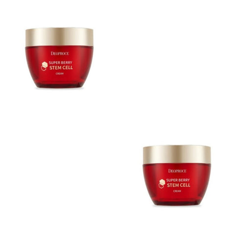 Deoproce Super Berry Stem Cell Cream 50ml*2Pcs