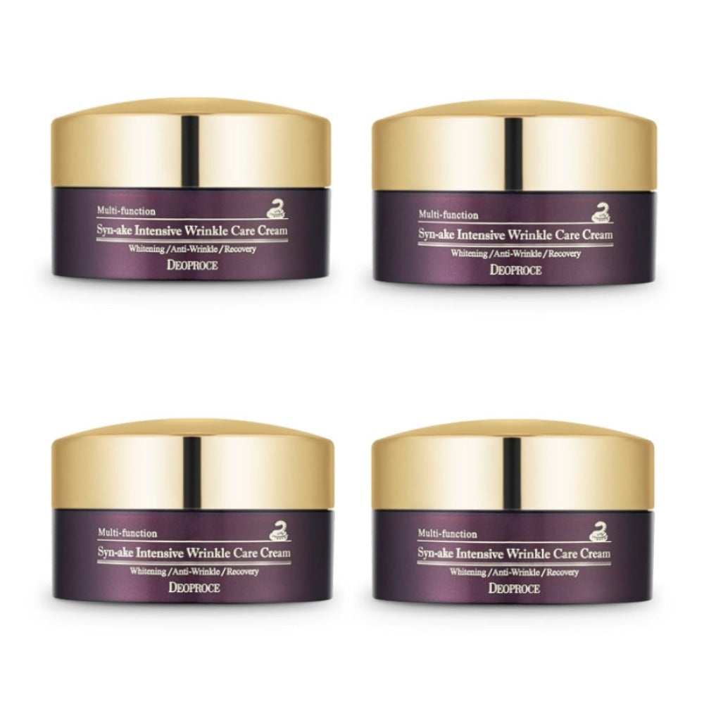 Deoproce Syn-ake Intensive Wrinkle Care Cream 100g*4Pcs