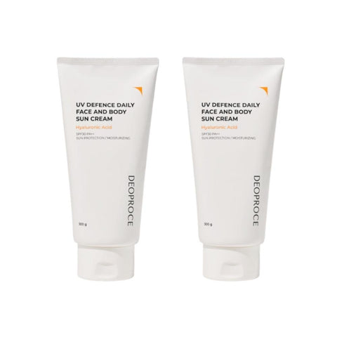 Deoproce UV Defence Daily Face and Body Sun Cream SPF30 PA++ 300g*2Pcs