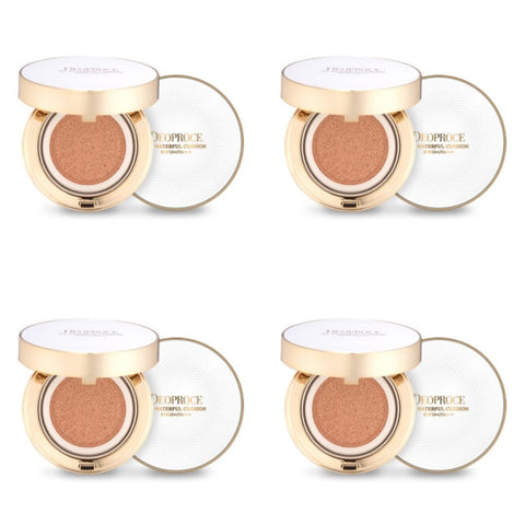 Deoproce UV Waterful Cushion No.23 Sand Beige SPF50+ PA+++ 14g + Refill X 4Pcs