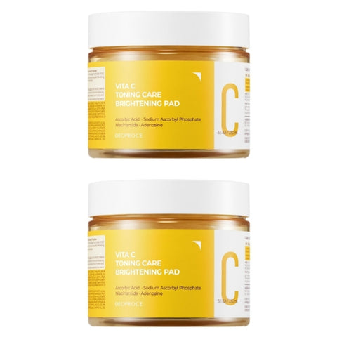 Deoproce Vita C Toning Care Brightening Pad 55ea 231ml*2Pcs