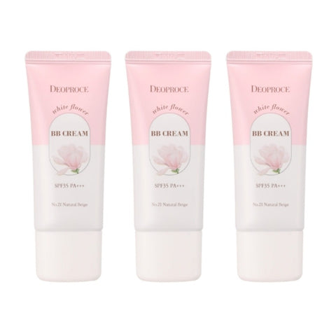 Deoproce White Flower BB Cream No.23 Sand Beige 30g*3Pcs