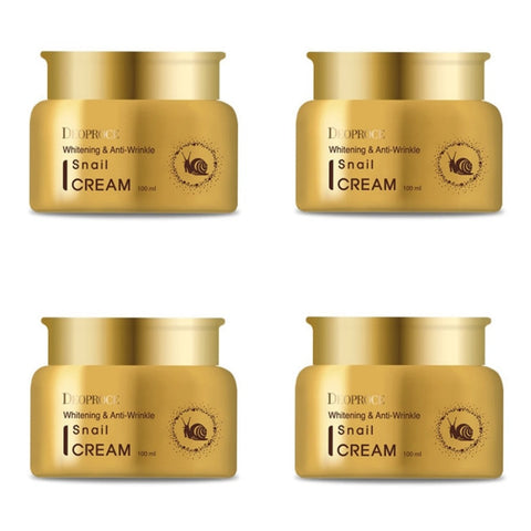 Deoproce Whitening and Anti-wrinkle Snail Cream 100ml*4Pcs
