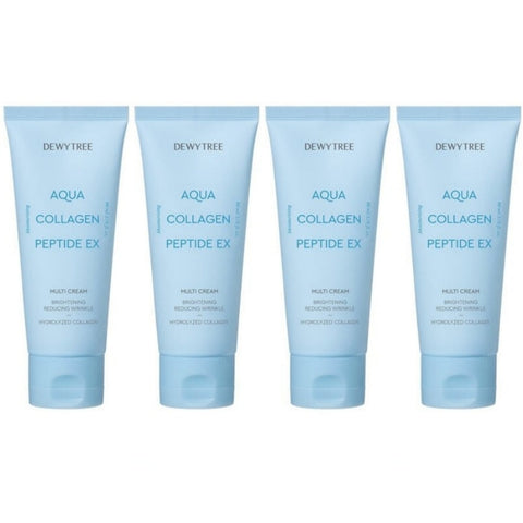 Dewytree Aqua Collagen Peptide EX Multi Cream 80ml*4Pcs