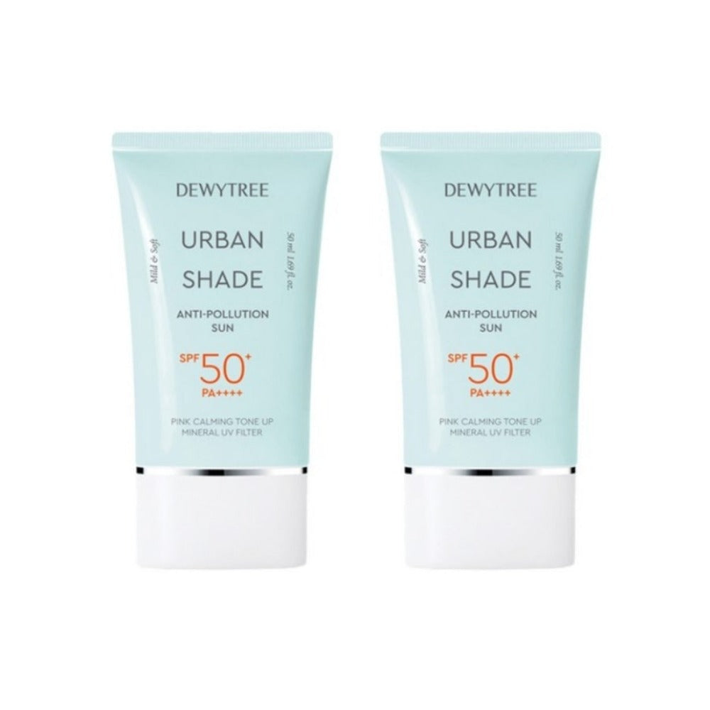 Dewytree Urban Shade Anti-Pollution Sun Cream SPF50+ PA++++ 50ml*2Pcs