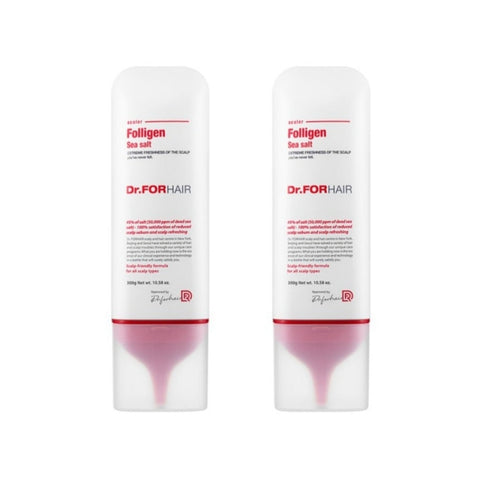 Dr.ForHair Folligen Sea Salt Scalp Scaler 300g*2Pcs