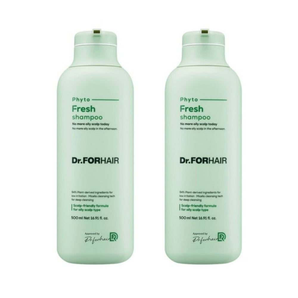 Dr.ForHair Phyto Fresh Shampoo for Oily Scalp 500ml*2Pcs