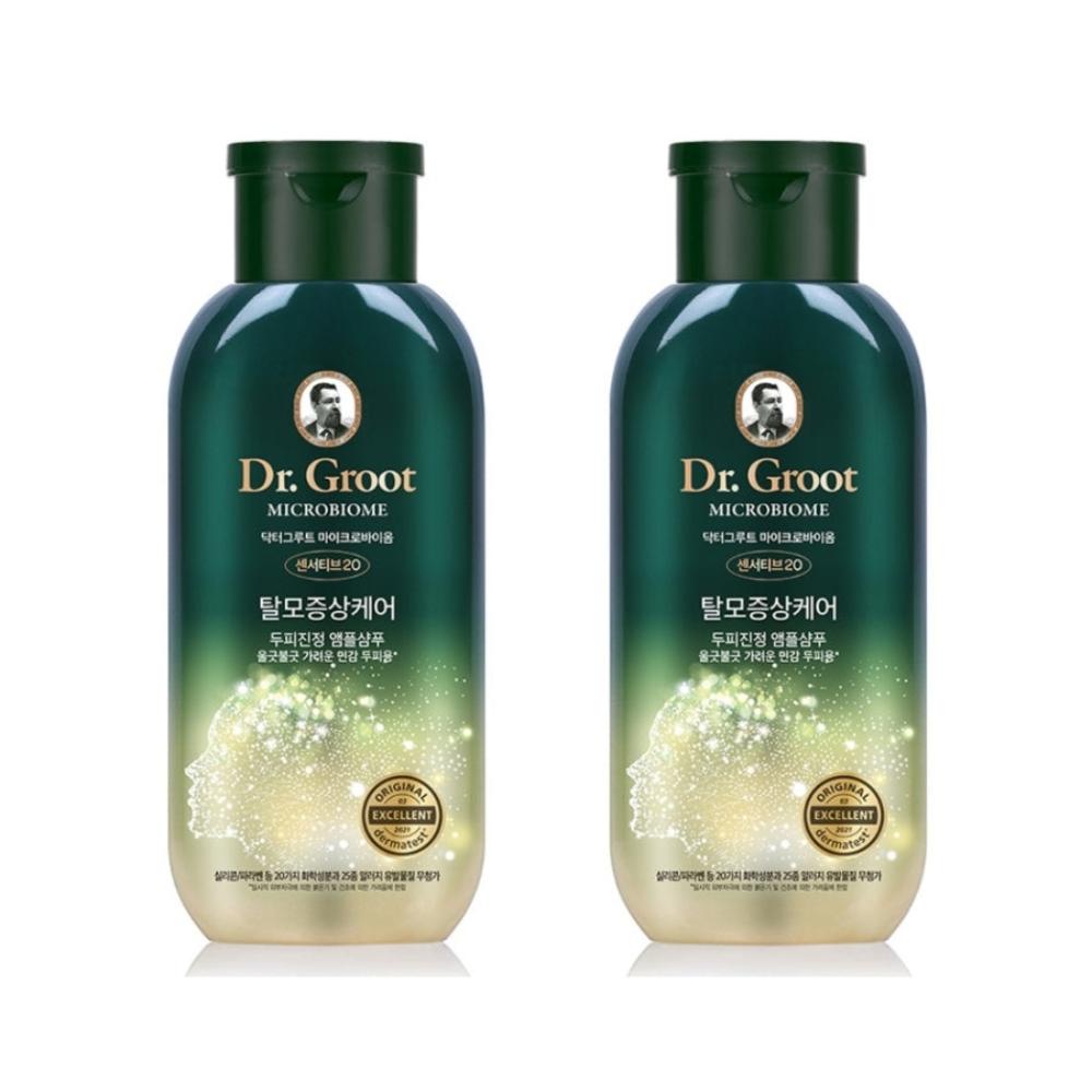 Dr.Groot Microbiome Sensitive20 Scalp Soothing Ampoule Shampoo 180ml*2Pcs