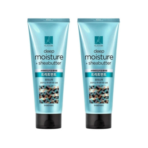 Elastine Deep Moisture Shea Butter & Phyto Keratin Hair Treamtent 300ml*2Pcs